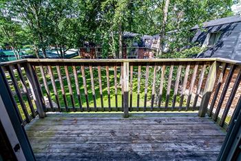 balcony at Tiffany Woods Apartments